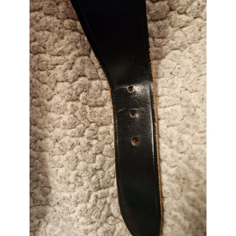 Vintage‎ Harley Black Leather Belt